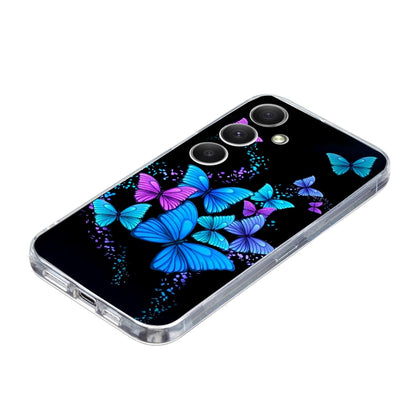 For Samsung Galaxy S25 FE 5G Colorful Painting Pattern TPU Phone Case(Color Butterflies) by buy2fix