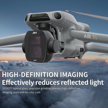 For DJI Air 3S JSR CB Series Drone Lens Filter, Filter:ND16PL by JSR