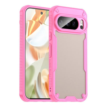 For Google Pixel 10 Pro Armor Glaze PC Hybrid TPU Phone Case(Pink) - Google Cases by buy2fix | Online Shopping UK | buy2fix