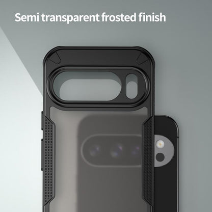 For Google Pixel 10 Pro Armor Glaze PC Hybrid TPU Phone Case(Black) - Google Cases by buy2fix | Online Shopping UK | buy2fix