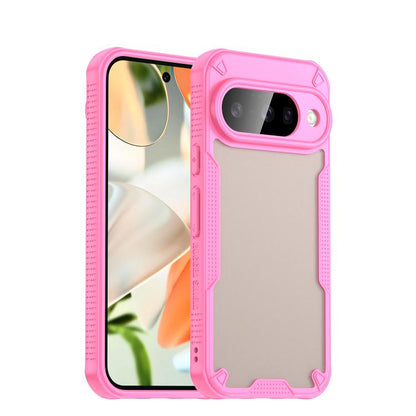 For Google Pixel 10 Armor Glaze PC Hybrid TPU Phone Case(Pink) - Google Cases by buy2fix | Online Shopping UK | buy2fix