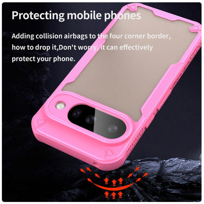 For Google Pixel 10 Armor Glaze PC Hybrid TPU Phone Case(Pink) - Google Cases by buy2fix | Online Shopping UK | buy2fix
