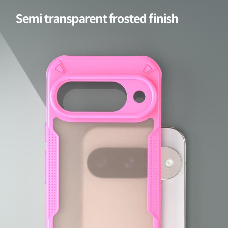For Google Pixel 10 Armor Glaze PC Hybrid TPU Phone Case(Pink) - Google Cases by buy2fix | Online Shopping UK | buy2fix