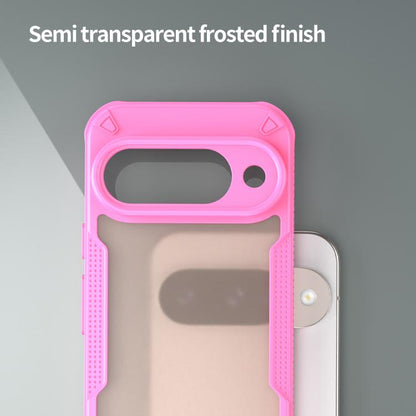 For Google Pixel 10 Armor Glaze PC Hybrid TPU Phone Case(Pink) - Google Cases by buy2fix | Online Shopping UK | buy2fix