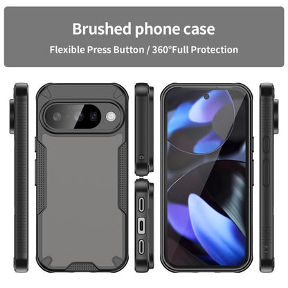 For Google Pixel 10 Armor Glaze PC Hybrid TPU Phone Case(Black) - Google Cases by buy2fix | Online Shopping UK | buy2fix