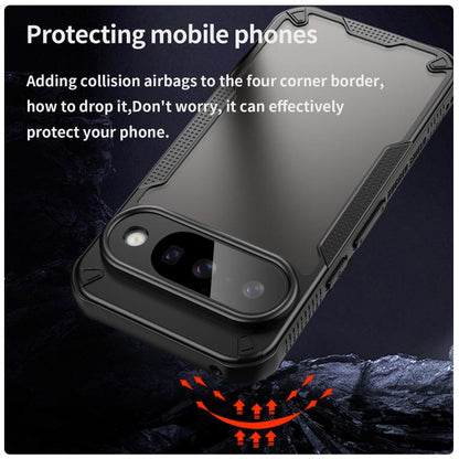 For Google Pixel 10 Armor Glaze PC Hybrid TPU Phone Case(Black) - Google Cases by buy2fix | Online Shopping UK | buy2fix