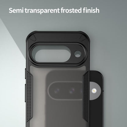 For Google Pixel 10 Armor Glaze PC Hybrid TPU Phone Case(Black) - Google Cases by buy2fix | Online Shopping UK | buy2fix