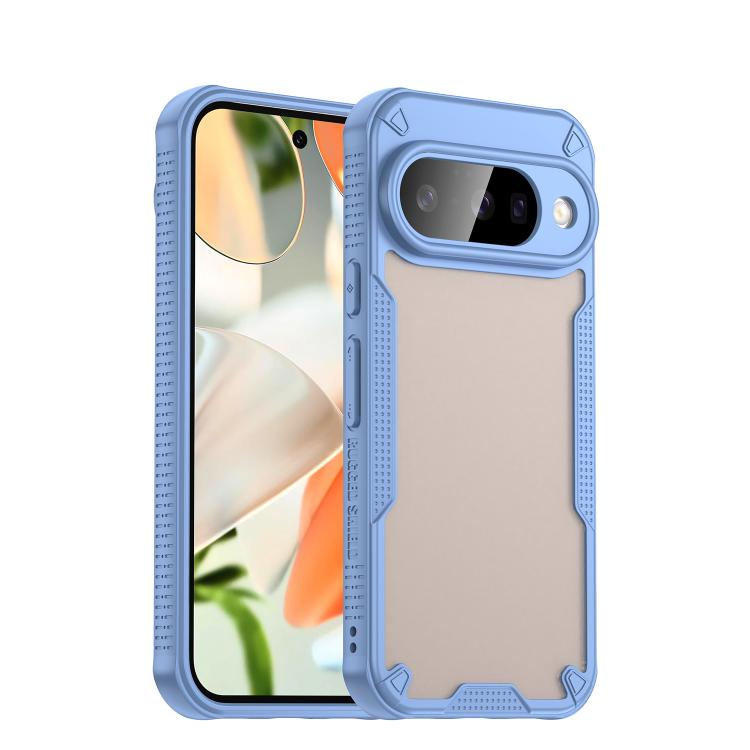 For Google Pixel 10 Armor Glaze PC Hybrid TPU Phone Case(Blue) - Google Cases by buy2fix | Online Shopping UK | buy2fix