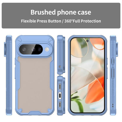 For Google Pixel 10 Armor Glaze PC Hybrid TPU Phone Case(Blue) - Google Cases by buy2fix | Online Shopping UK | buy2fix