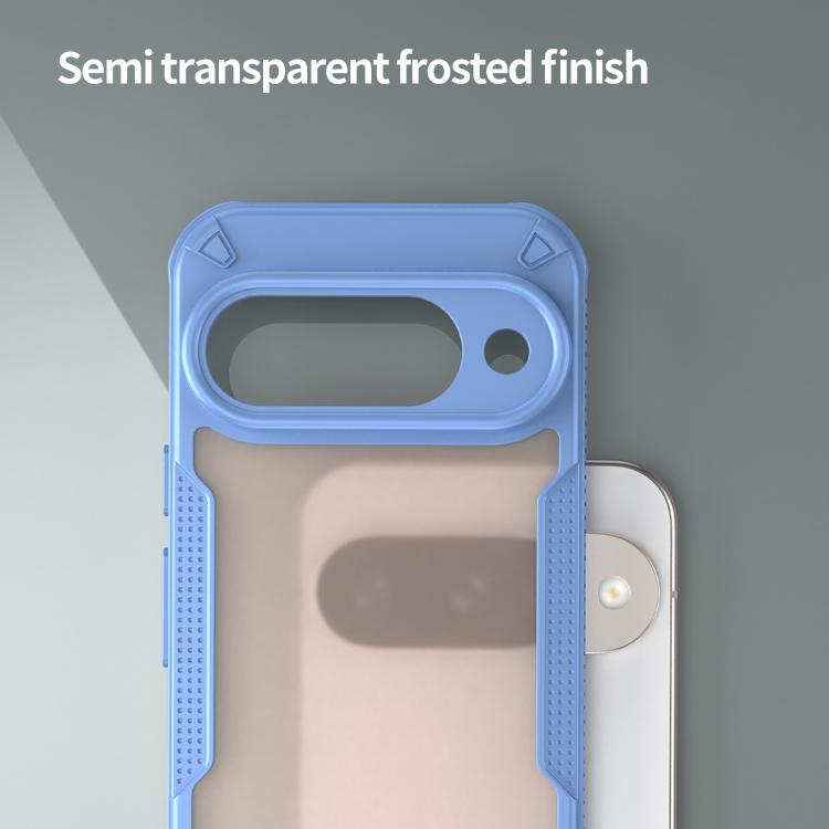 For Google Pixel 10 Armor Glaze PC Hybrid TPU Phone Case(Blue) - Google Cases by buy2fix | Online Shopping UK | buy2fix