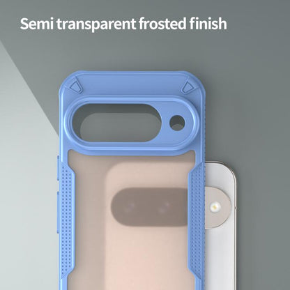 For Google Pixel 10 Armor Glaze PC Hybrid TPU Phone Case(Blue) - Google Cases by buy2fix | Online Shopping UK | buy2fix
