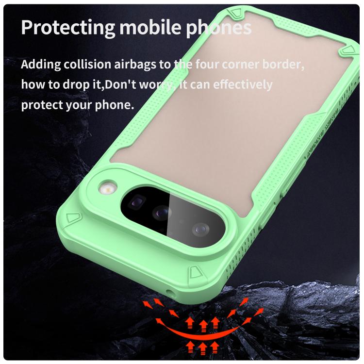 For Google Pixel 10 Armor Glaze PC Hybrid TPU Phone Case(Green) - Google Cases by buy2fix | Online Shopping UK | buy2fix