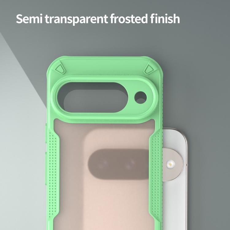 For Google Pixel 10 Armor Glaze PC Hybrid TPU Phone Case(Green) - Google Cases by buy2fix | Online Shopping UK | buy2fix
