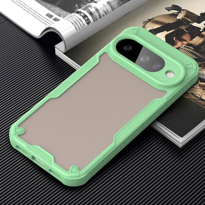For Google Pixel 10 Armor Glaze PC Hybrid TPU Phone Case(Green) - Google Cases by buy2fix | Online Shopping UK | buy2fix