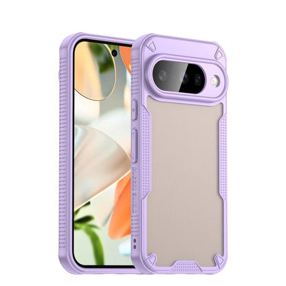 For Google Pixel 10 Armor Glaze PC Hybrid TPU Phone Case(Purple) - Google Cases by buy2fix | Online Shopping UK | buy2fix