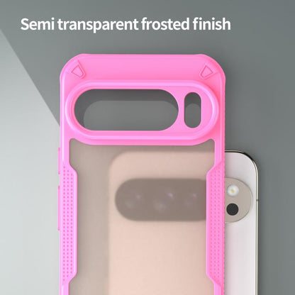 For Google Pixel 10 Pro XL Armor Glaze PC Hybrid TPU Phone Case(Pink) - Google Cases by buy2fix | Online Shopping UK | buy2fix