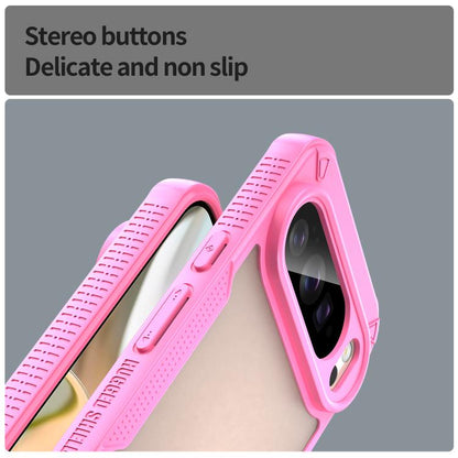 For Google Pixel 10 Pro XL Armor Glaze PC Hybrid TPU Phone Case(Pink) - Google Cases by buy2fix | Online Shopping UK | buy2fix