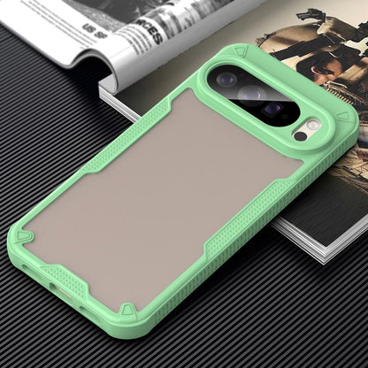 For Google Pixel 10 Pro XL Armor Glaze PC Hybrid TPU Phone Case(Green) - Google Cases by buy2fix | Online Shopping UK | buy2fix
