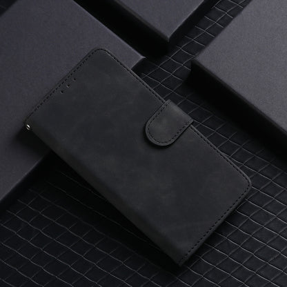 For Xiaomi 15 Pro Skin Feel Magnetic Flip Leather Phone Case(Black) - 15 Pro Cases by buy2fix | Online Shopping UK | buy2fix