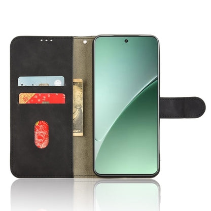 For Xiaomi 15 Pro Skin Feel Magnetic Flip Leather Phone Case(Black) - 15 Pro Cases by buy2fix | Online Shopping UK | buy2fix