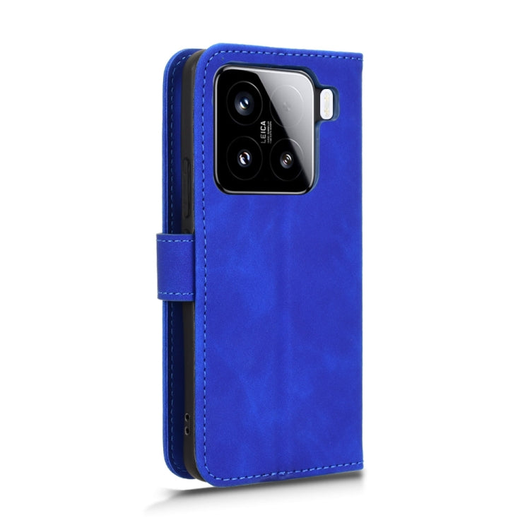 For Xiaomi 15 Pro Skin Feel Magnetic Flip Leather Phone Case(Blue) - 15 Pro Cases by buy2fix | Online Shopping UK | buy2fix