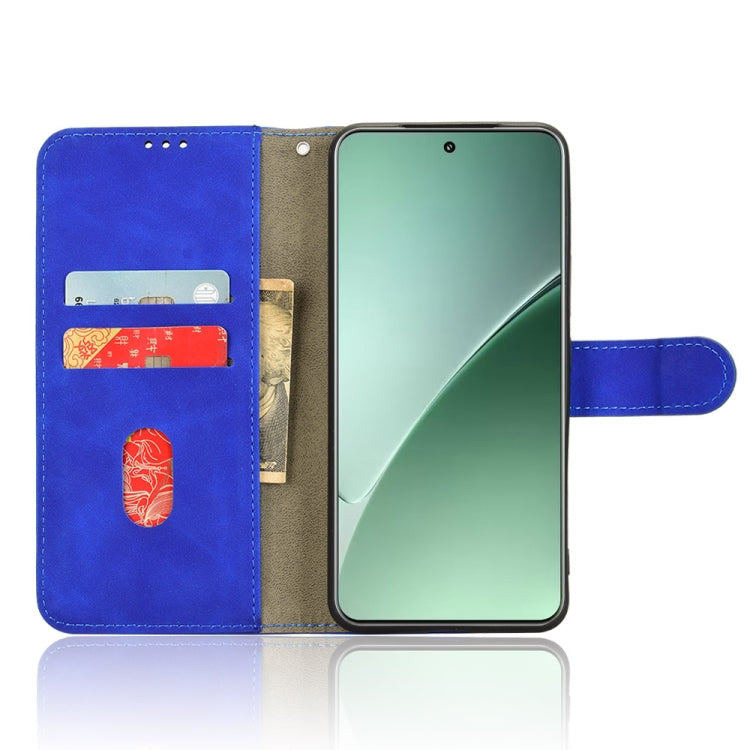 For Xiaomi 15 Pro Skin Feel Magnetic Flip Leather Phone Case(Blue) - 15 Pro Cases by buy2fix | Online Shopping UK | buy2fix