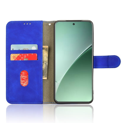 For Xiaomi 15 Pro Skin Feel Magnetic Flip Leather Phone Case(Blue) - 15 Pro Cases by buy2fix | Online Shopping UK | buy2fix