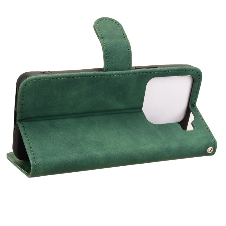For Xiaomi 15 Pro Skin Feel Magnetic Flip Leather Phone Case(Green) - 15 Pro Cases by buy2fix | Online Shopping UK | buy2fix