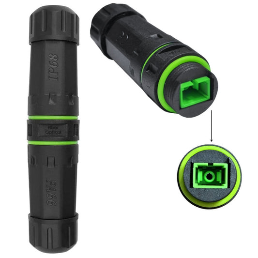 IP68 Waterproof SC Single Core Fiber Optical Coupler/Adaptor by buy2fix
