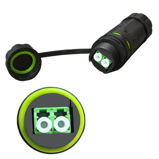 IP68 Waterproof LC SC Fiber Optical Coupler/Adaptor, Model:LC Dual Core by buy2fix