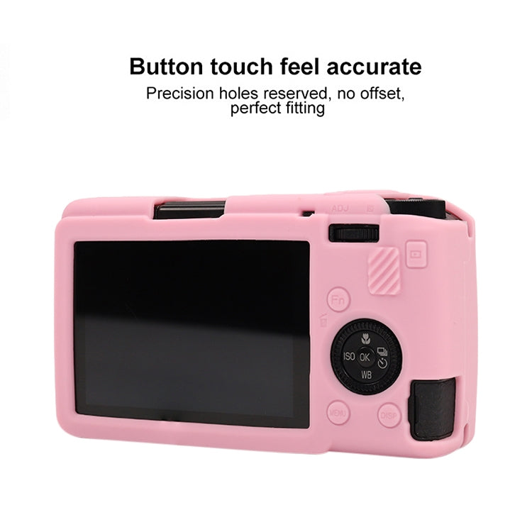 For Ricoh GR III Soft Silicone Protective Case(Pink) - Protective Case by buy2fix | Online Shopping UK | buy2fix