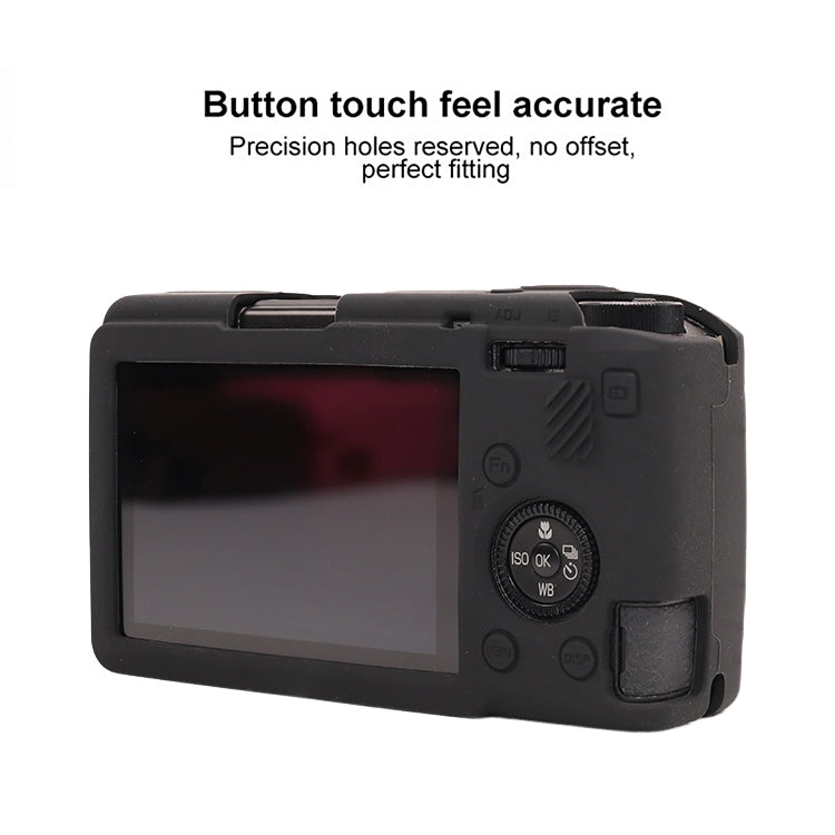 For Ricoh GR III Soft Silicone Protective Case(Black) - Protective Case by buy2fix | Online Shopping UK | buy2fix