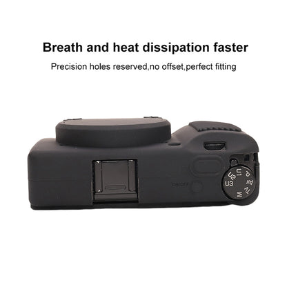For Ricoh GR III Soft Silicone Protective Case(Black) - Protective Case by buy2fix | Online Shopping UK | buy2fix