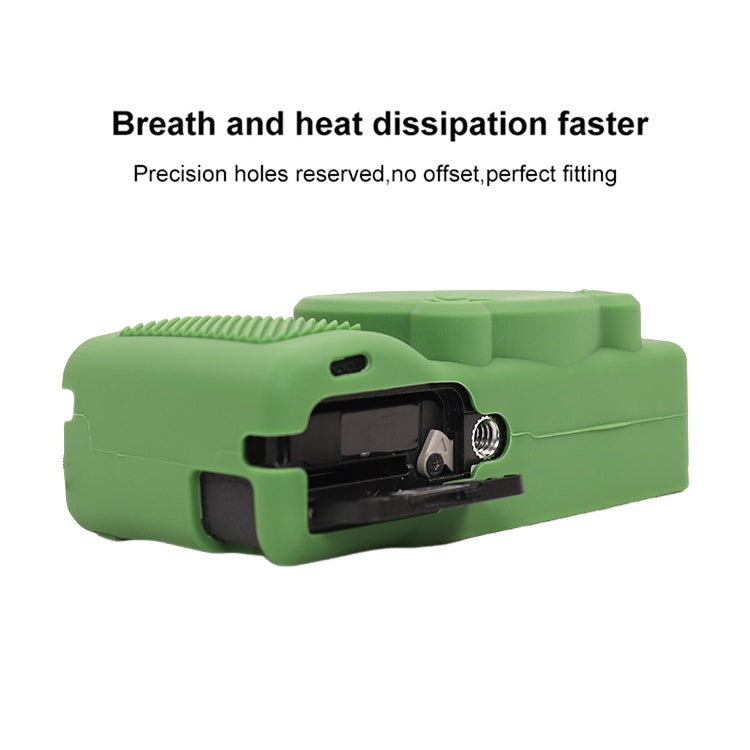 For Ricoh GR III Soft Silicone Protective Case(Green) - Protective Case by buy2fix | Online Shopping UK | buy2fix