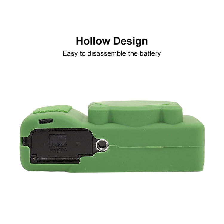 For Ricoh GR III Soft Silicone Protective Case(Green) - Protective Case by buy2fix | Online Shopping UK | buy2fix