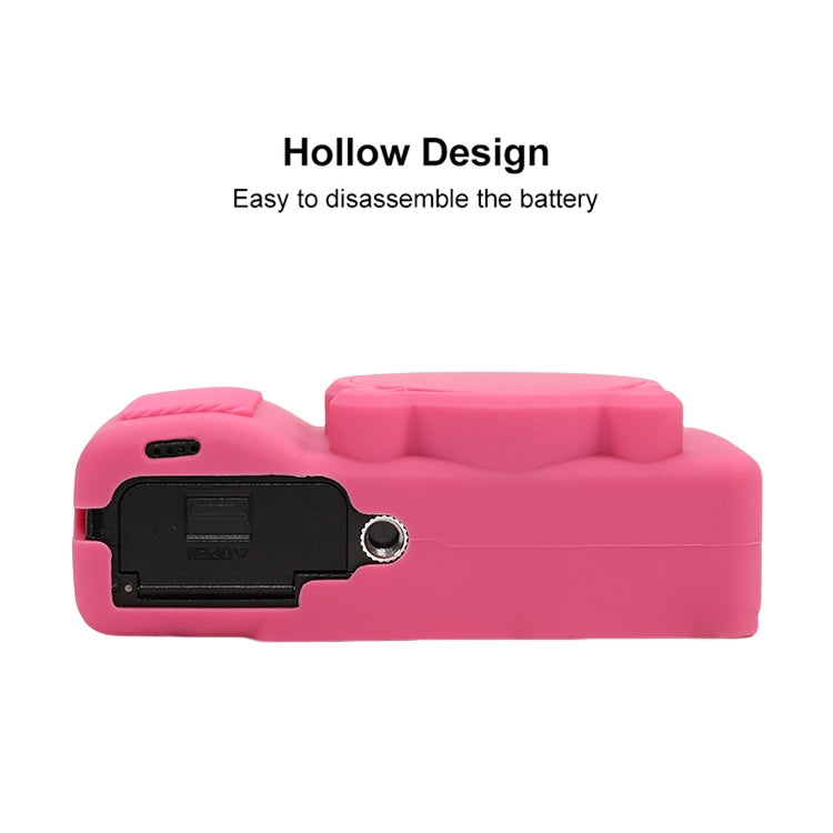 For Ricoh GR III Soft Silicone Protective Case(Rose Red) - Protective Case by buy2fix | Online Shopping UK | buy2fix
