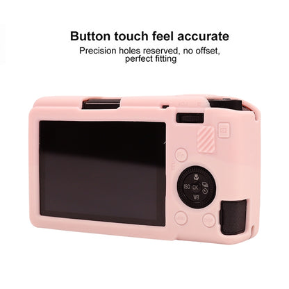 For Ricoh GR III Soft Silicone Protective Case(Sweet Smoke Pink) - Protective Case by buy2fix | Online Shopping UK | buy2fix