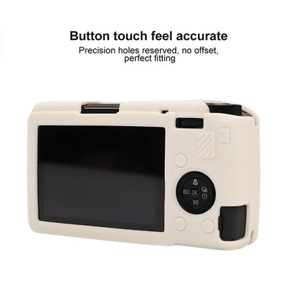 For Ricoh GR III Soft Silicone Protective Case(White) - Protective Case by buy2fix | Online Shopping UK | buy2fix