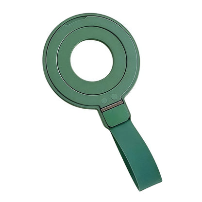 Metal Magsafe Magnetic Ring Silicone Band Phone Holder(Green) - Ring Holder by buy2fix | Online Shopping UK | buy2fix
