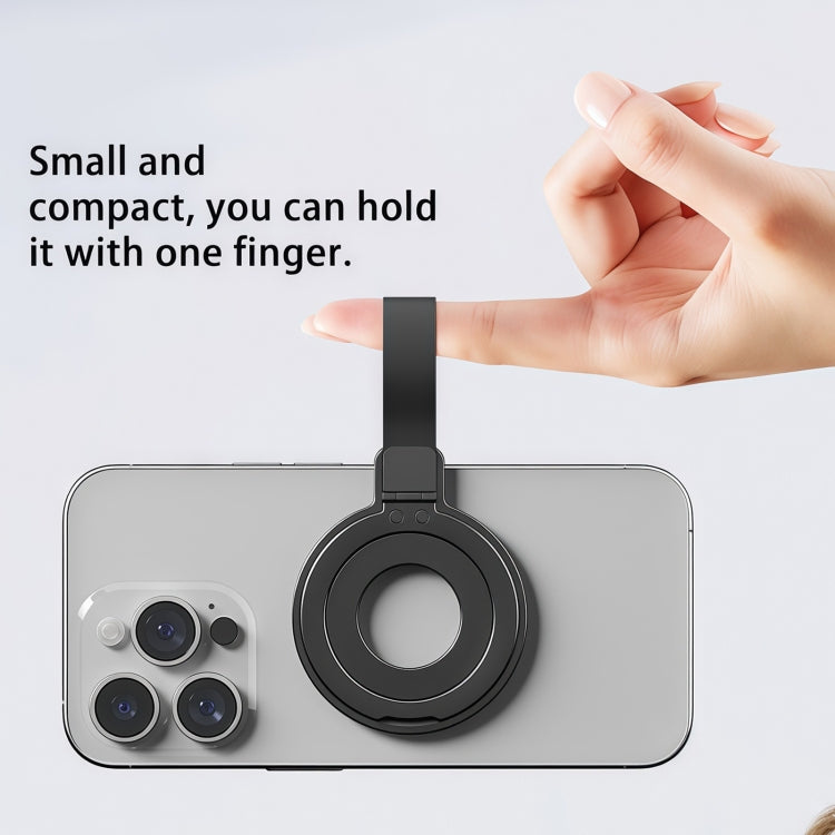 Metal Magsafe Magnetic Ring Silicone Band Phone Holder(Green) - Ring Holder by buy2fix | Online Shopping UK | buy2fix