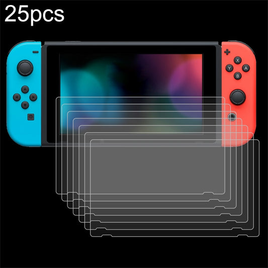 For Nintendo Switch 2 25pcs 9H 0.3mm Explosion-proof Tempered Glass Film - Tempered Glass by buy2fix | Online Shopping UK | buy2fix