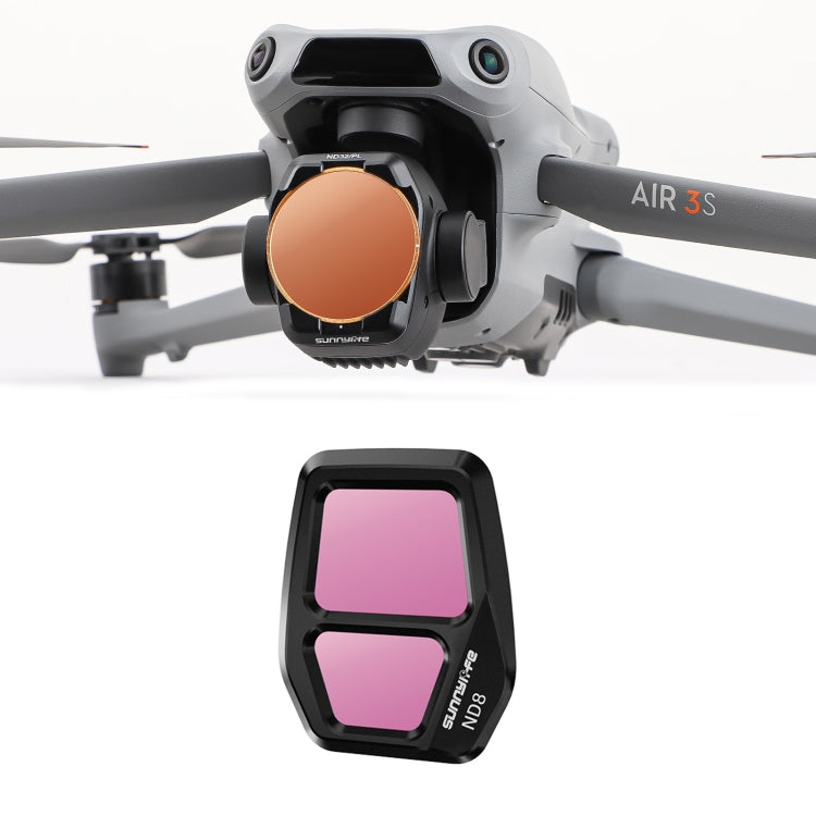 For DJI Air 3S Sunnylife Camera Lens Filter, Filter:ND8 - Lens Filter by Sunnylife | Online Shopping UK | buy2fix