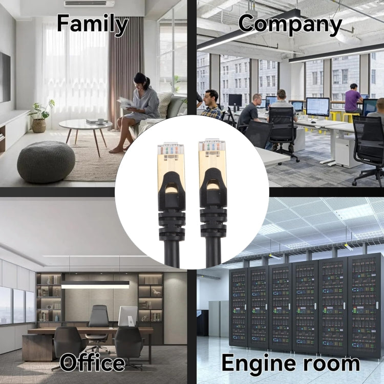15m Gigabit Network Cat 8 Dual-shielded Cable by buy2fix