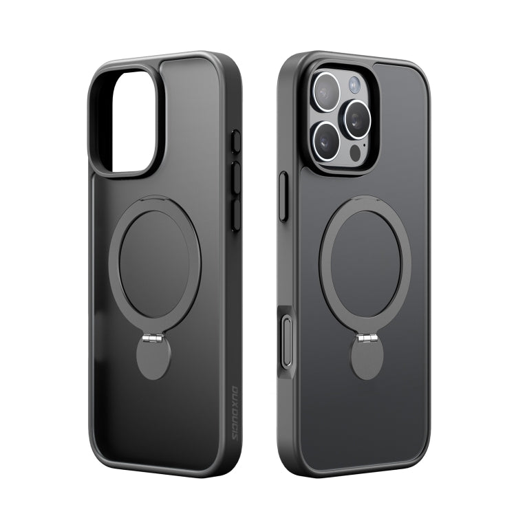 For iPhone 16 Pro DUX DUCIS Yind Series MagSafe TPU Hybrid PC Phone Case with Stand(Grey) by DUX DUCIS