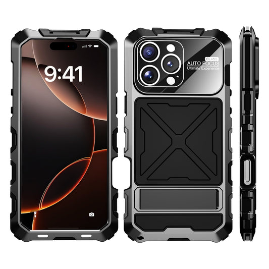 For iPhone 16 Pro Max Life Waterproof Dustproof Shockproof Phone Case(Black) - iPhone 16 Pro Max Cases by buy2fix | Online Shopping UK | buy2fix