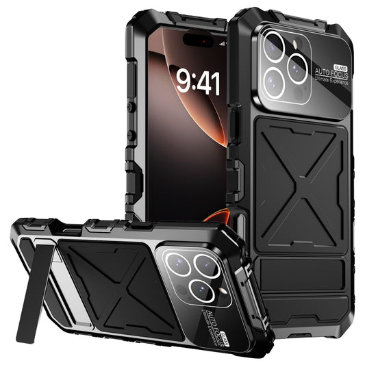 For iPhone 16 Pro Life Waterproof Dustproof Shockproof Phone Case(Black) - iPhone 16 Pro Cases by buy2fix | Online Shopping UK | buy2fix