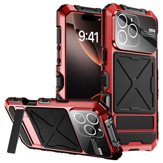 For iPhone 16 Pro Life Waterproof Dustproof Shockproof Phone Case(Red) - iPhone 16 Pro Cases by buy2fix | Online Shopping UK | buy2fix