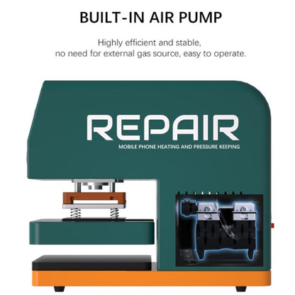 TBK 201P Frame / Screen / Back Cover Pressure Holding Machine with Built-in Vacuum Pump, Plug:EU Plug by TBK