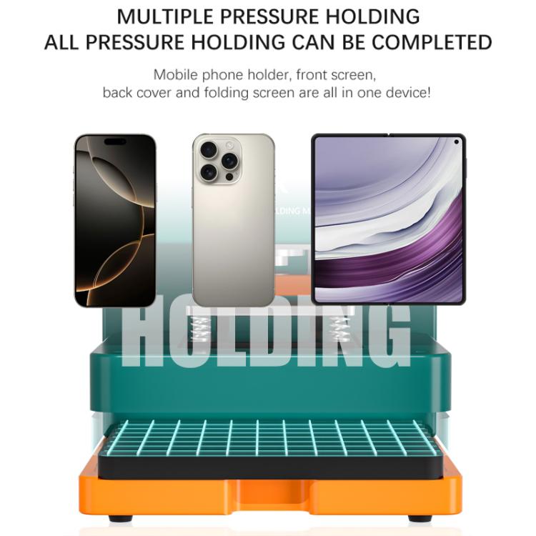 TBK 201P Frame / Screen / Back Cover Pressure Holding Machine with Built-in Vacuum Pump, Plug:EU Plug by TBK