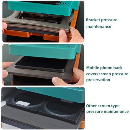 TBK 201P Frame / Screen / Back Cover Pressure Holding Machine with Built-in Vacuum Pump, Plug:EU Plug by TBK
